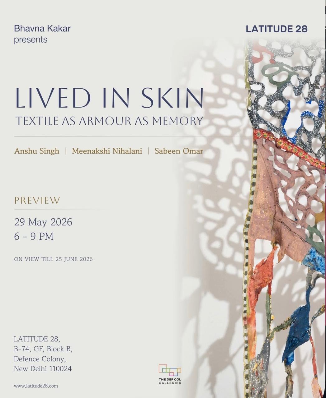 Lived in Skin | Textile as Armour as Memory